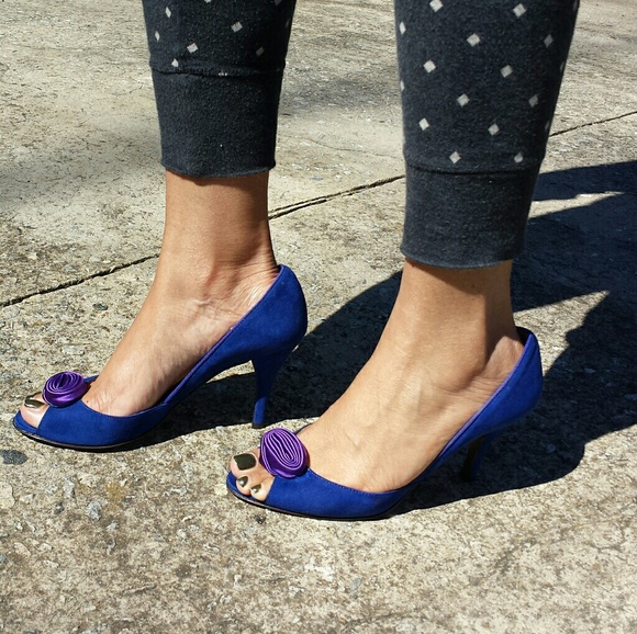Jcrew Fleurette Suede Peep Toe Pumps - Picture 6 of 6